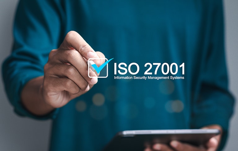 Posiadamy certyfikat ISO27001